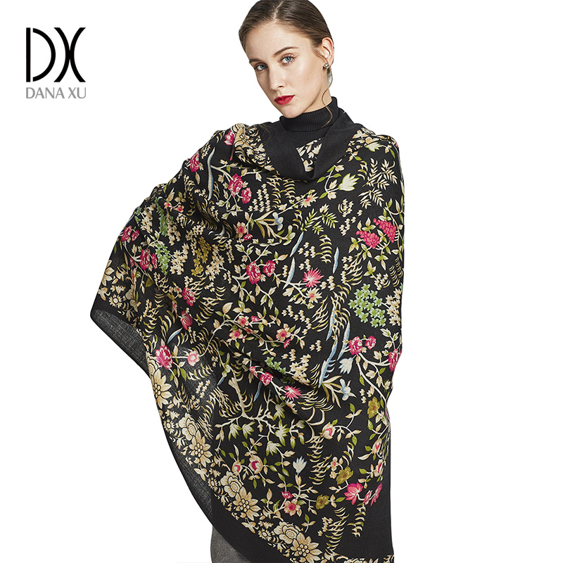 Wool Scarf Men - العلامة التجارية الفاخرة وشاح الإناث الذكور