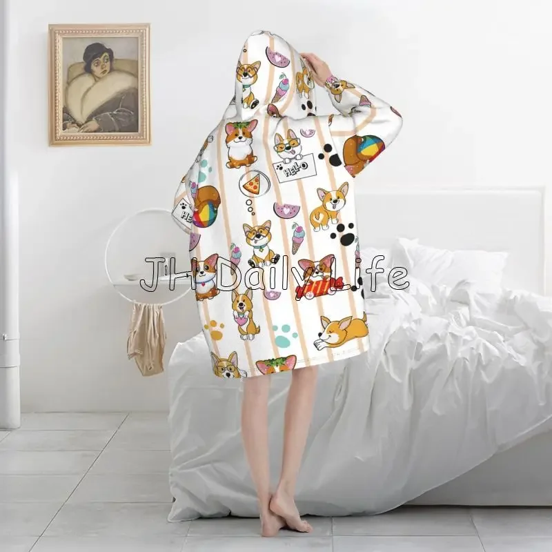 لطيف فصيل كورجي الكلب يمكن ارت - مراجعة Sherpa Hoodie Fleece وسعره