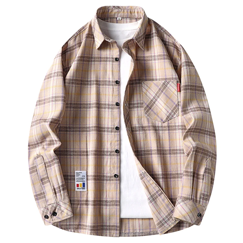 قمصان رجالية كاجوال من الفلاني - مراجعة Flannel Shirt Lined وسعره